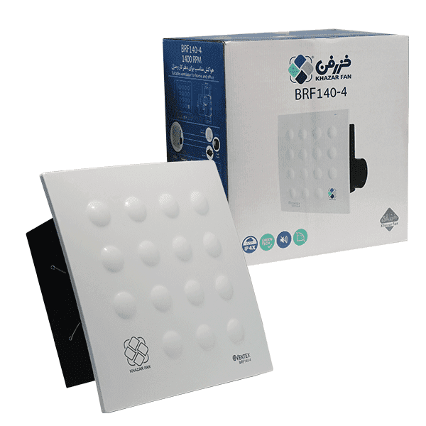 فن هواکش سانتریفیوژ فشار قوی لوله ای 10 سانت خزرفن BRF140-4