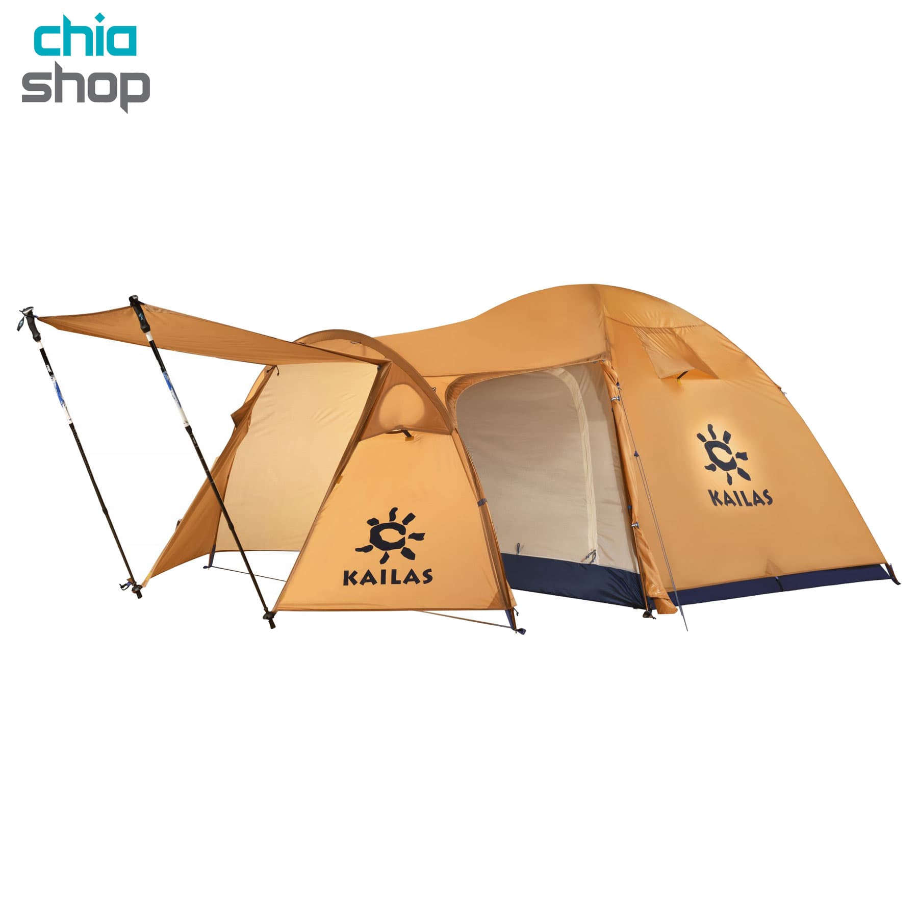 چادر کوهنوردی چهار نفره کایلاس مدل Holiday Camping Tent 4P — تصویر ۳