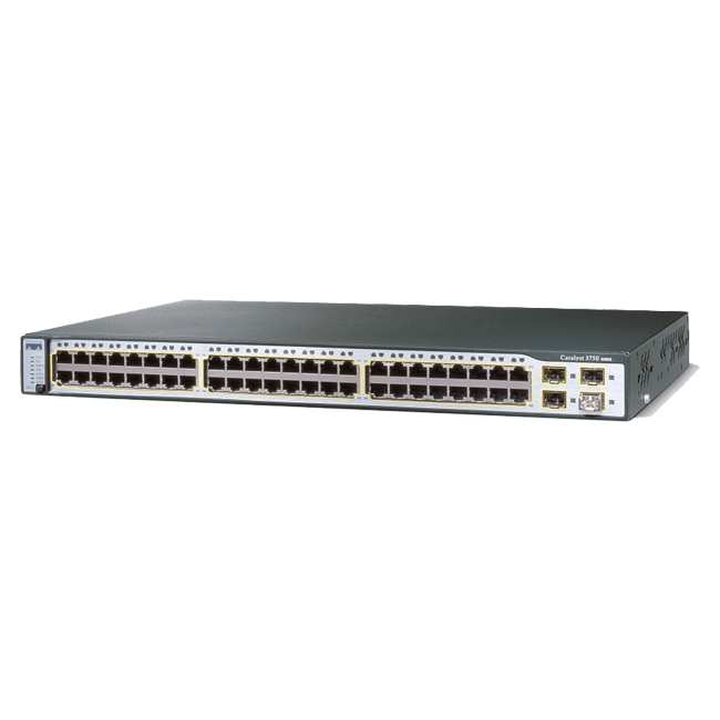 سوئیچ شبکه سیسکو مدل Cisco WS-C3750-48TS-S