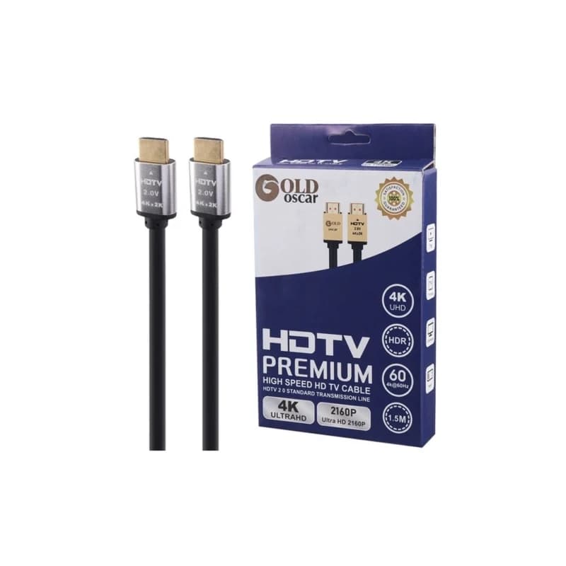 کابل OSCAR HDMI 4K 19+1 3M سرفلزی
