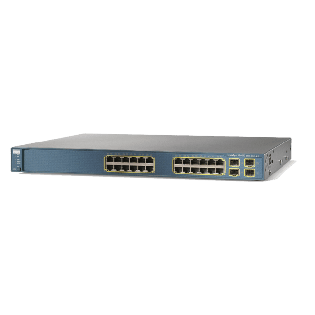 سوئیچ شبکه سیسکو مدل Cisco WS-C3560G-24PS-S