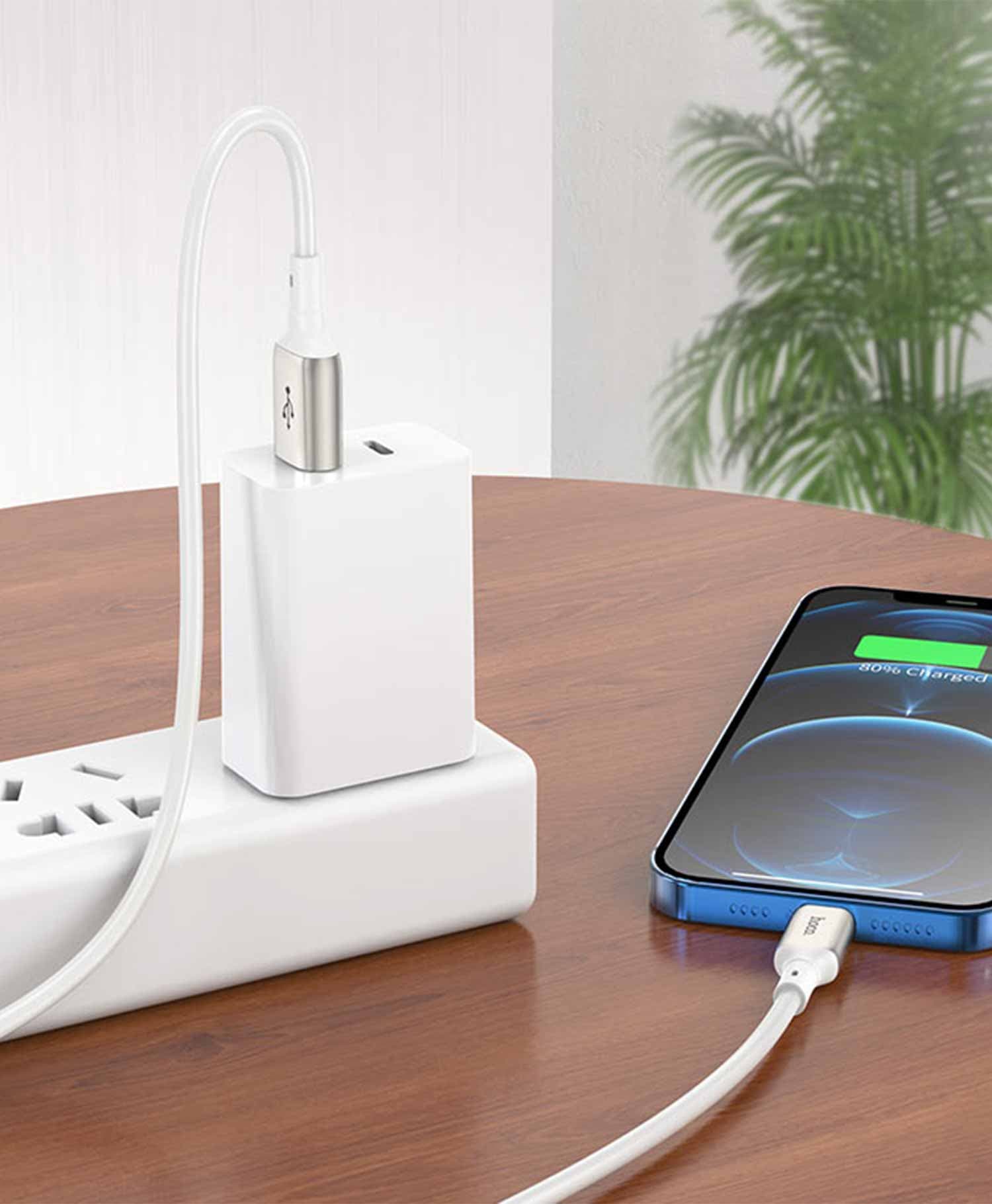 کابل تبدیل USB به Lightning هوکو X66 — تصویر ۳