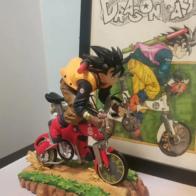 فیگور طرح گوکو دوچرخه سوار Goku مدل دراگون بال Dragon Ball — تصویر ۵