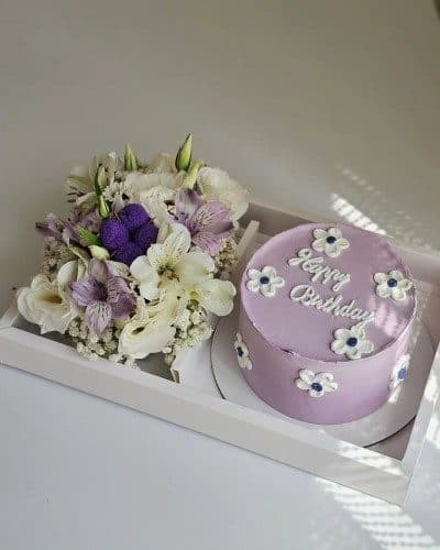 کیک و دسته گل به مناسبت ختنه