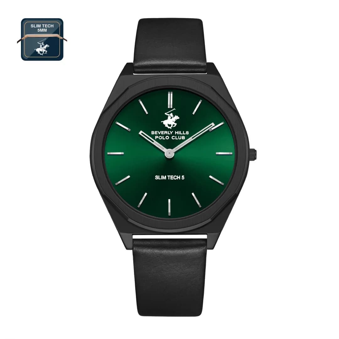 ساعت مردانه آمریکایی پولو بورلی هیلز مدل BP3712X.671 با بند چرم