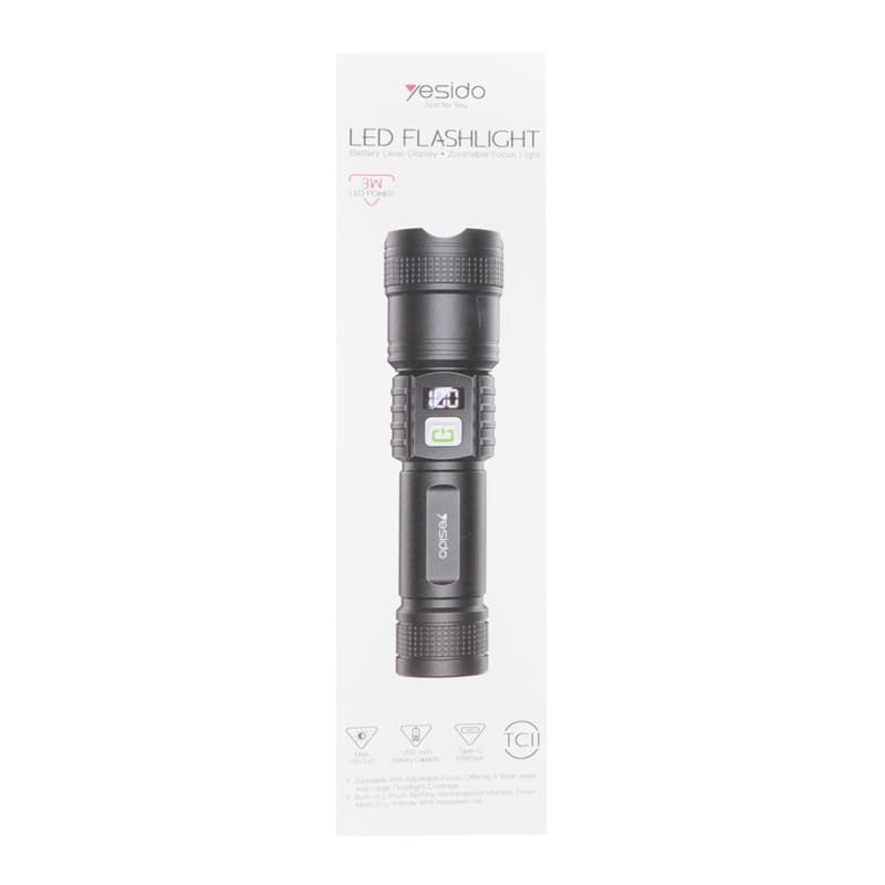 چراغ قوه شارژی Yesido یسیدو TC11 — تصویر ۴