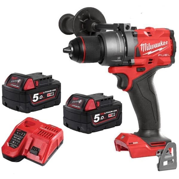 دریل شارژی چکشی میلواکی براشلس لیتیوم 18 ولت مدل M18FPD3-202 — تصویر ۷