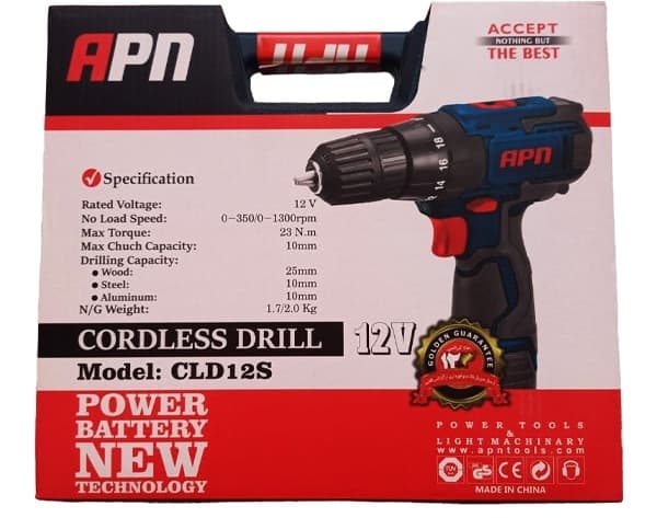 دریل شارژی APN لیتیوم 12 ولت مدل CLD 12 S — تصویر ۵
