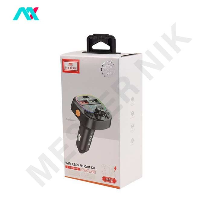 شارژر فندکی و پخش کننده FM خودرو ارلدام مدل ET-M82 — تصویر ۲