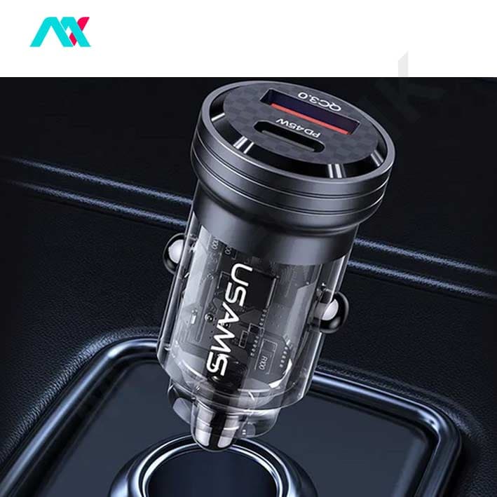 شارژر فندکی 45 وات یوسمز مدل US-CC175 — تصویر ۳