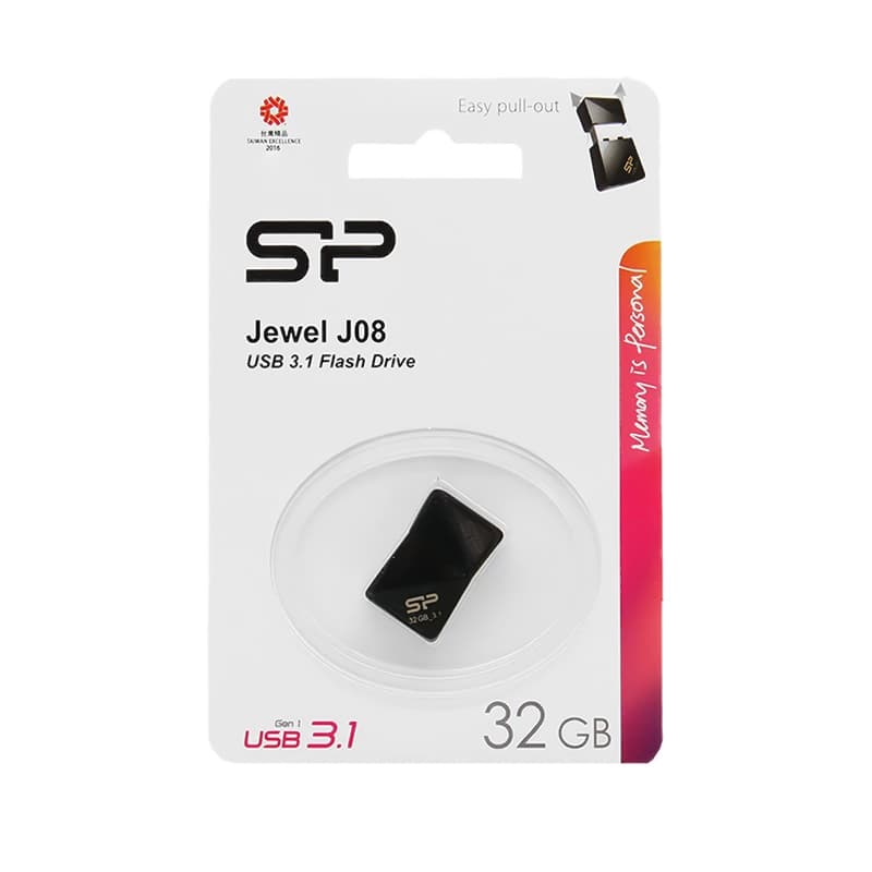 فلش مموری سیلیکون پاور Silicon Power مدل J08 ظرفیت 32 گیگابایت گارانتی متین