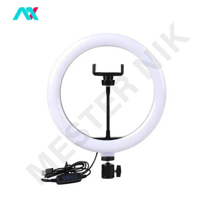 رینگ لایت 12 اینچ P-NET مدل M33 با سه پایه