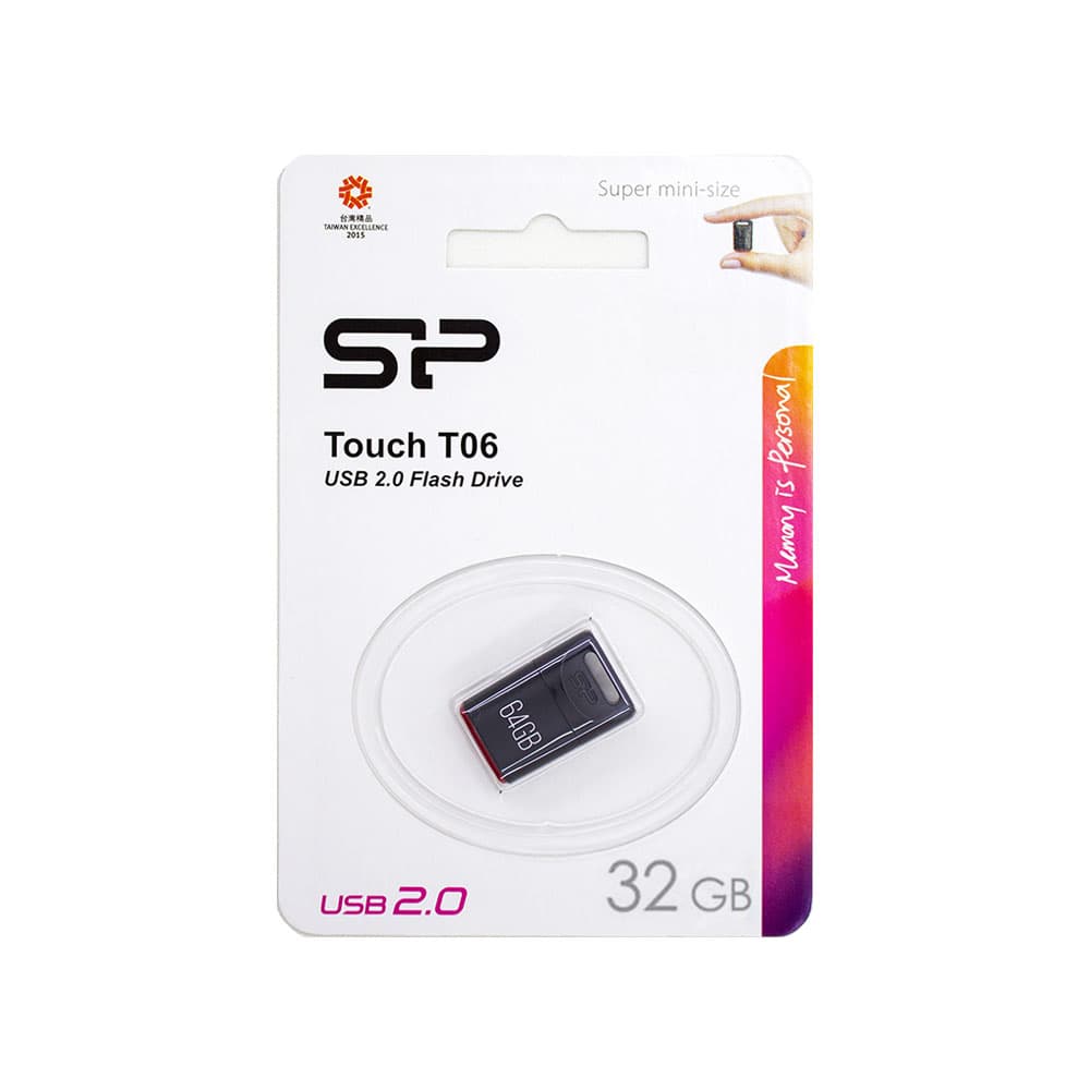 فلش مموری سیلیکون پاور مدل Silicon Power T06 ظرفیت 32 گیگابایت گارانتی متین