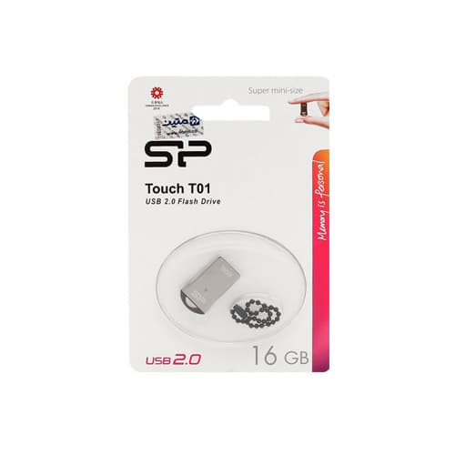 فلش مموری سیلیکون پاور مدل Silicon Power Touch T01 ظرفیت 16 گیگابایت گارانتی متین