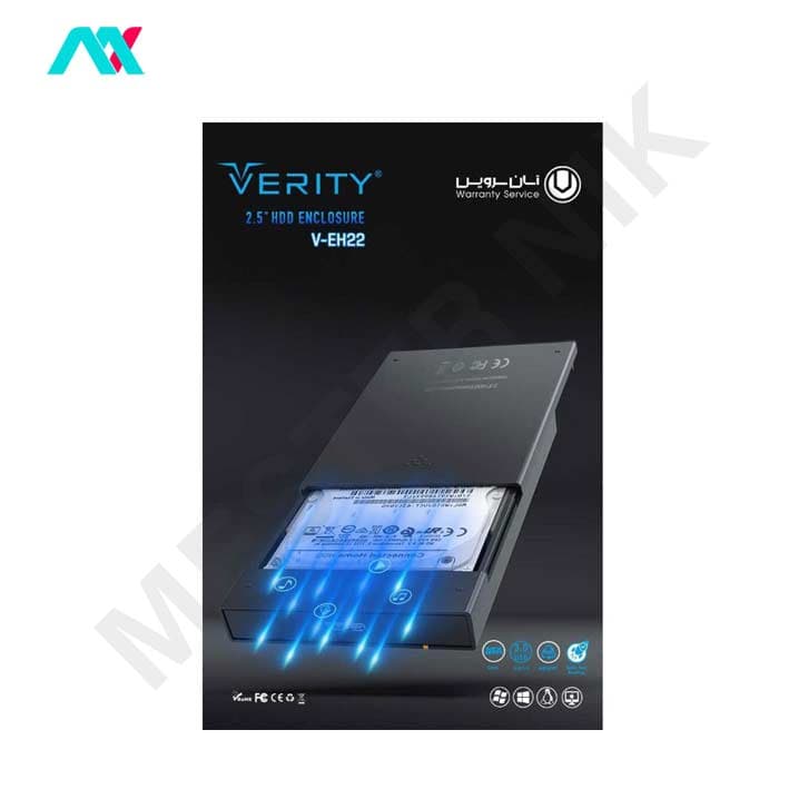 هارد باکس اکسترنال 2.5 اینچی وریتی مدل V-EH22 — تصویر ۲
