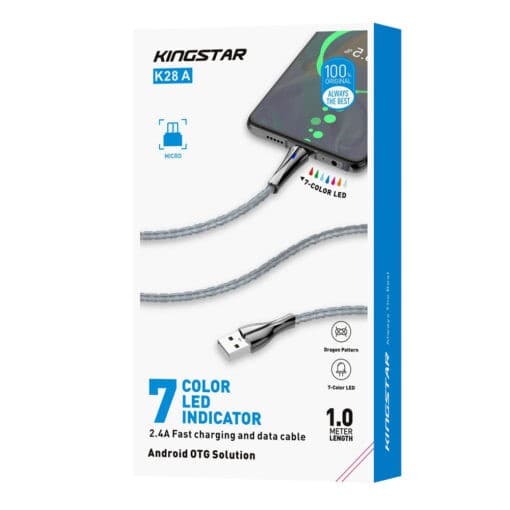 کابل اندروید کینگ استار KINGSTAR K28 — تصویر ۲