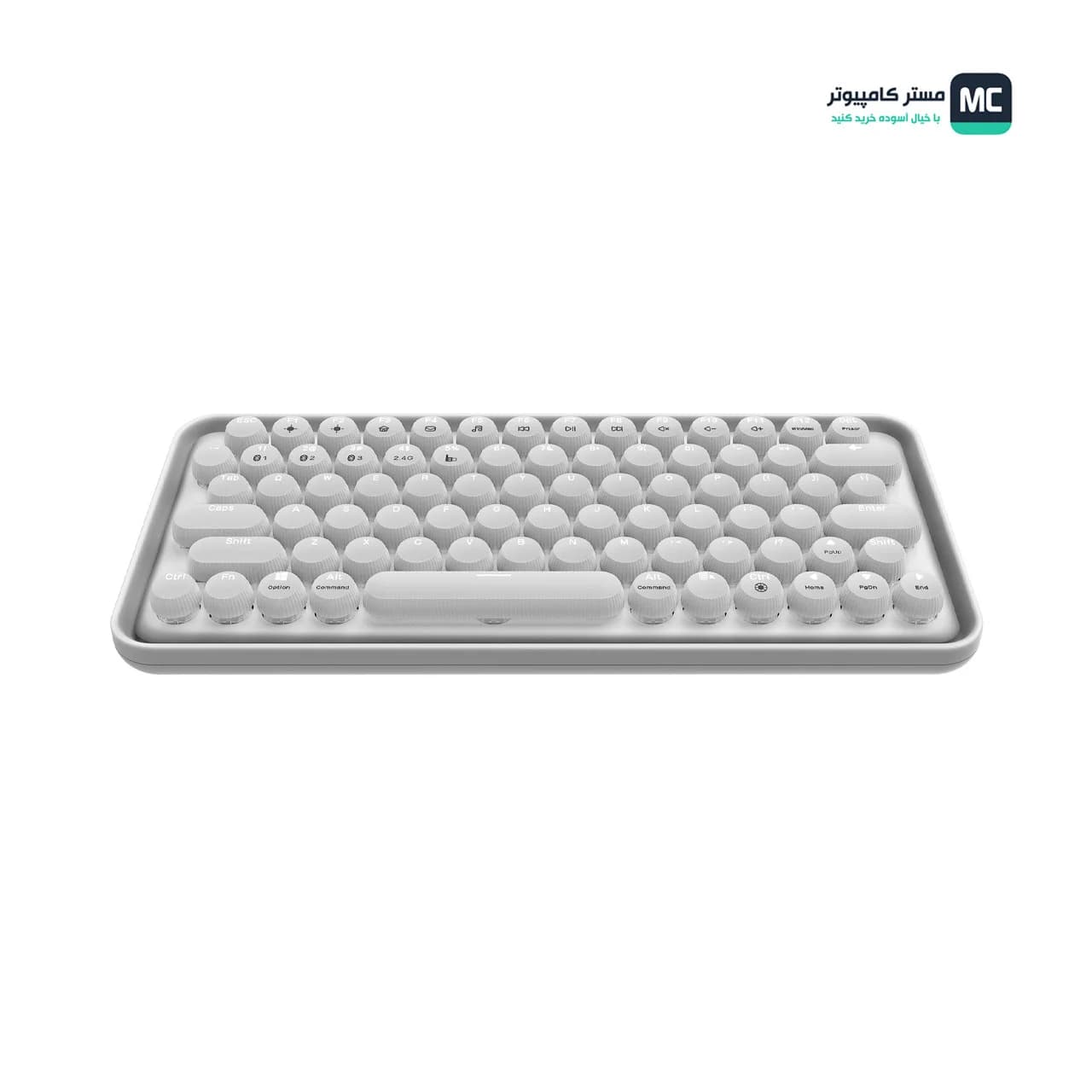 کیبورد مکانیکال بی‌سیم رپو Ralemo Pre 5 White — تصویر ۴