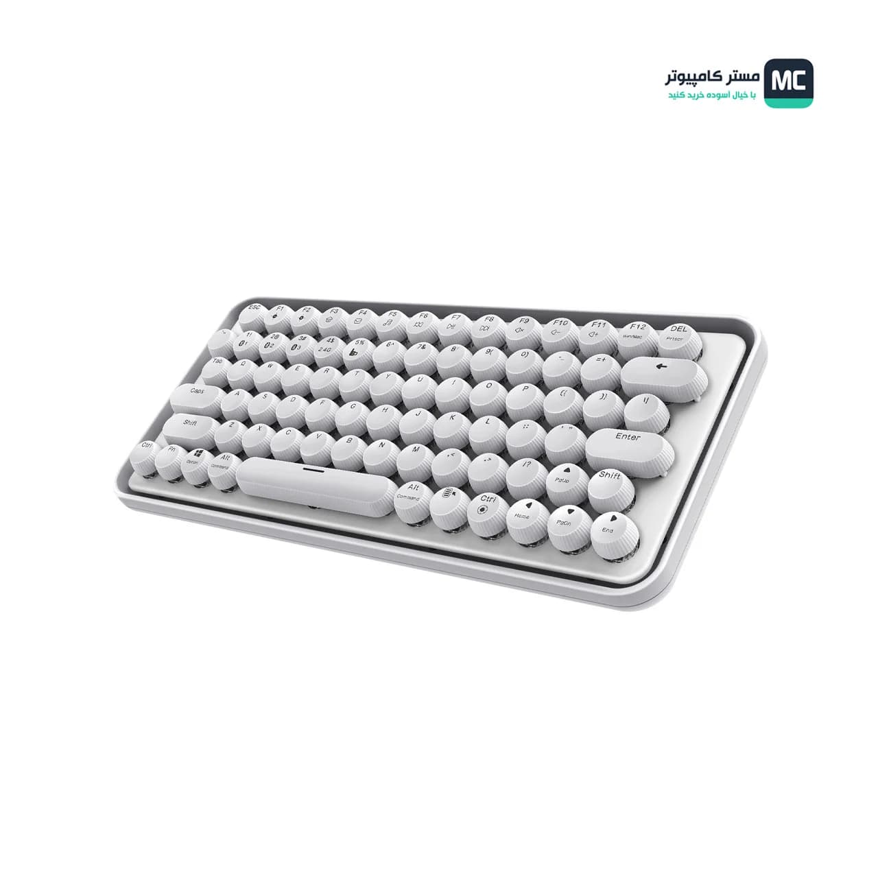 کیبورد مکانیکال بی‌سیم رپو Ralemo Pre 5 White — تصویر ۲