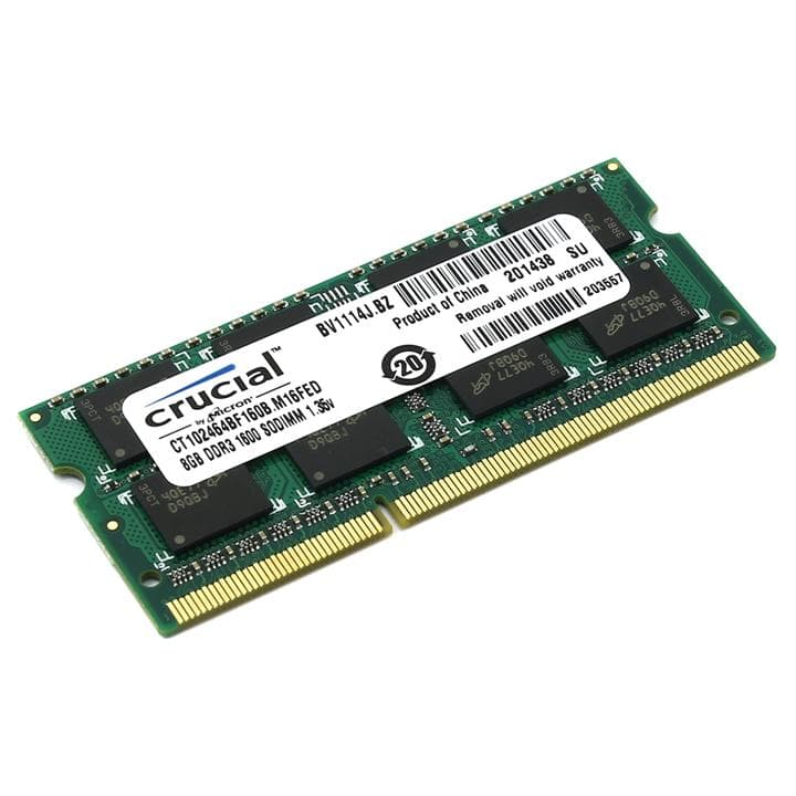 رم لپ تاپ کروشیال RAM CRUCIAL CL11 DDR3 8GB 12800S MHz PC3L