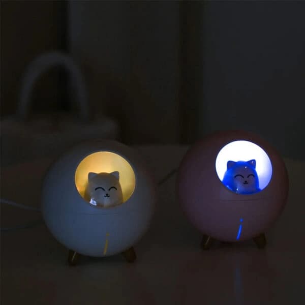دستگاه بخور و رطوبت ساز سرد مدل Planet Cat Humidifier — تصویر ۴
