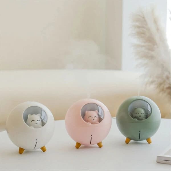 دستگاه بخور و رطوبت ساز سرد مدل Planet Cat Humidifier — تصویر ۳