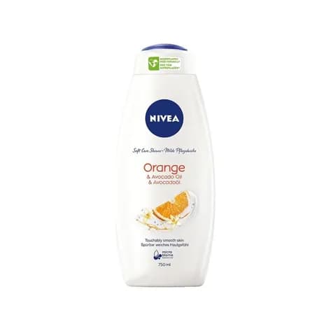 شامپو بدن نیوآ مدل Orange حاوی روغن آووکادو با رایحه پرتقال 750 میل — تصویر ۴