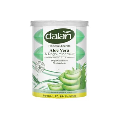 صابون دالان سری Fresh & Minerals حاوی عصاره آلوئه ورا و مواد معدنی طبیعی بسته 4 عددی — تصویر ۴