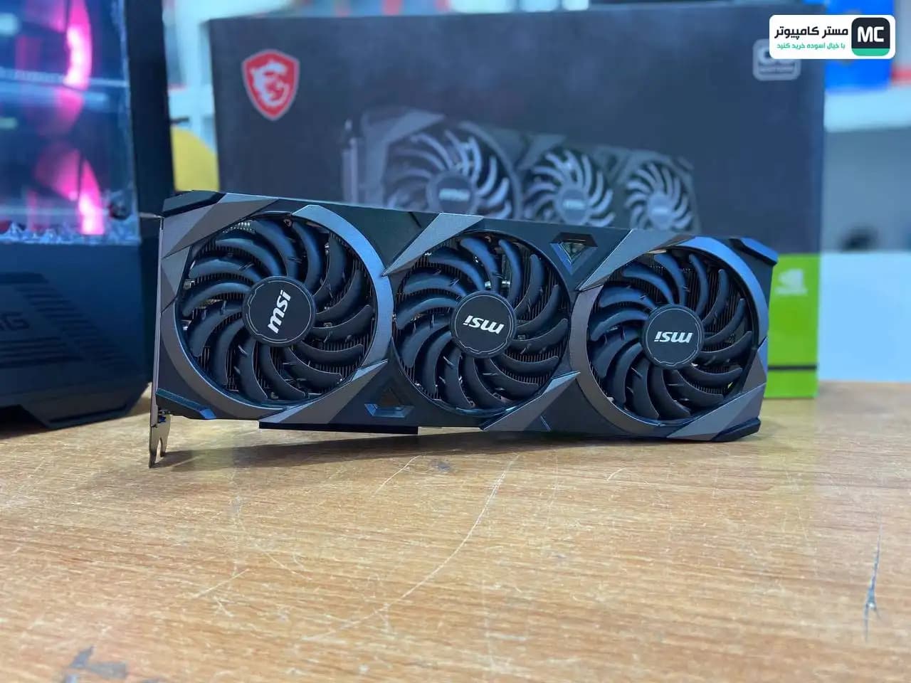 کارت گرافیک ام اس آی RTX 3070 Ti VENTUS 3X PLUS 8G OC (کارکرده) — تصویر ۲