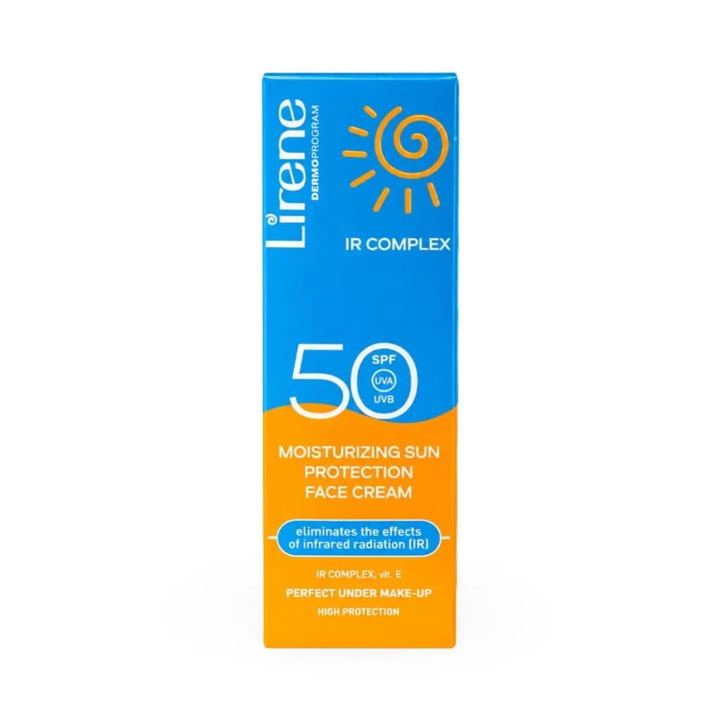 کرم ضد آفتاب مرطوب کننده لیرن SPF50