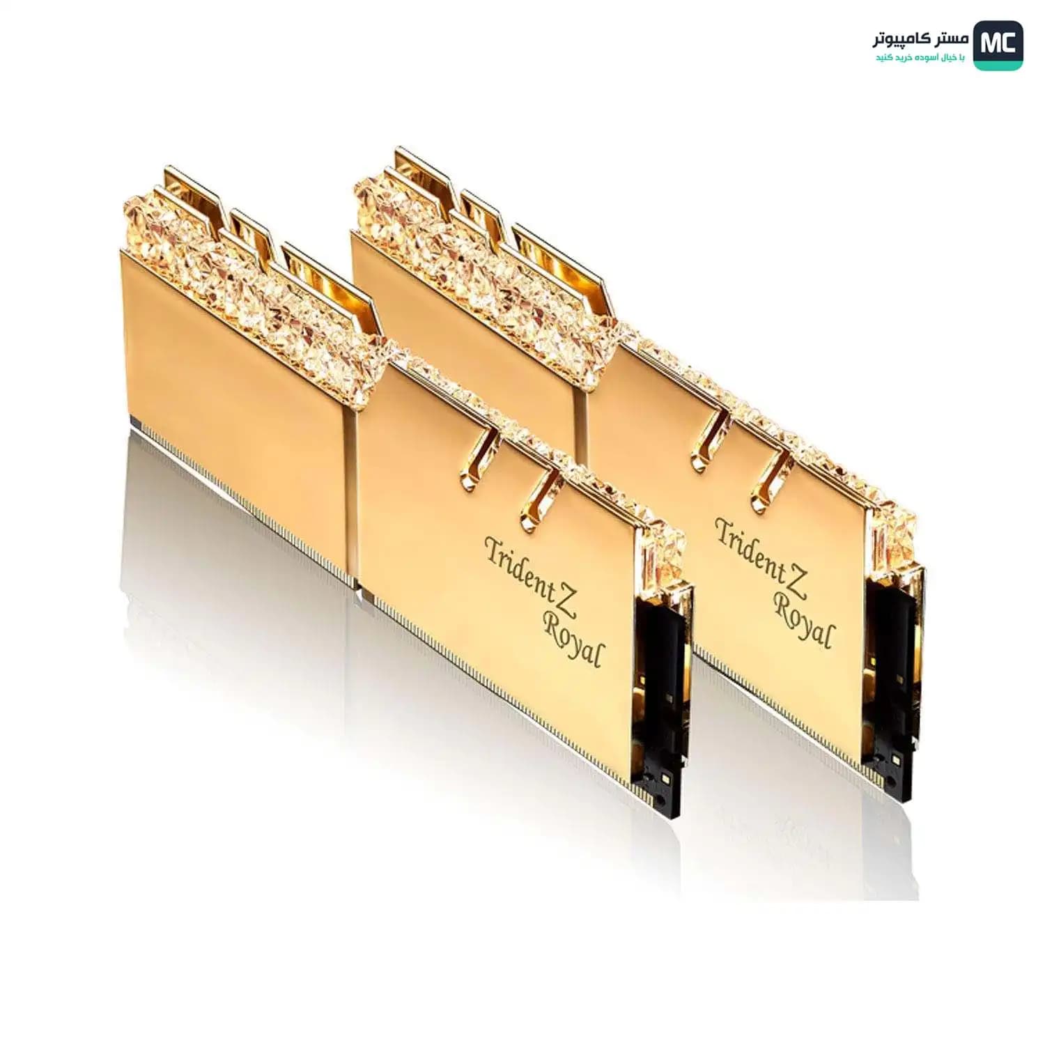 رم جی اسکیل مدل Trident Z Royal Gold DDR4 32GB 16GBx2 3600MHz CL18 (دسته دوم) — تصویر ۳