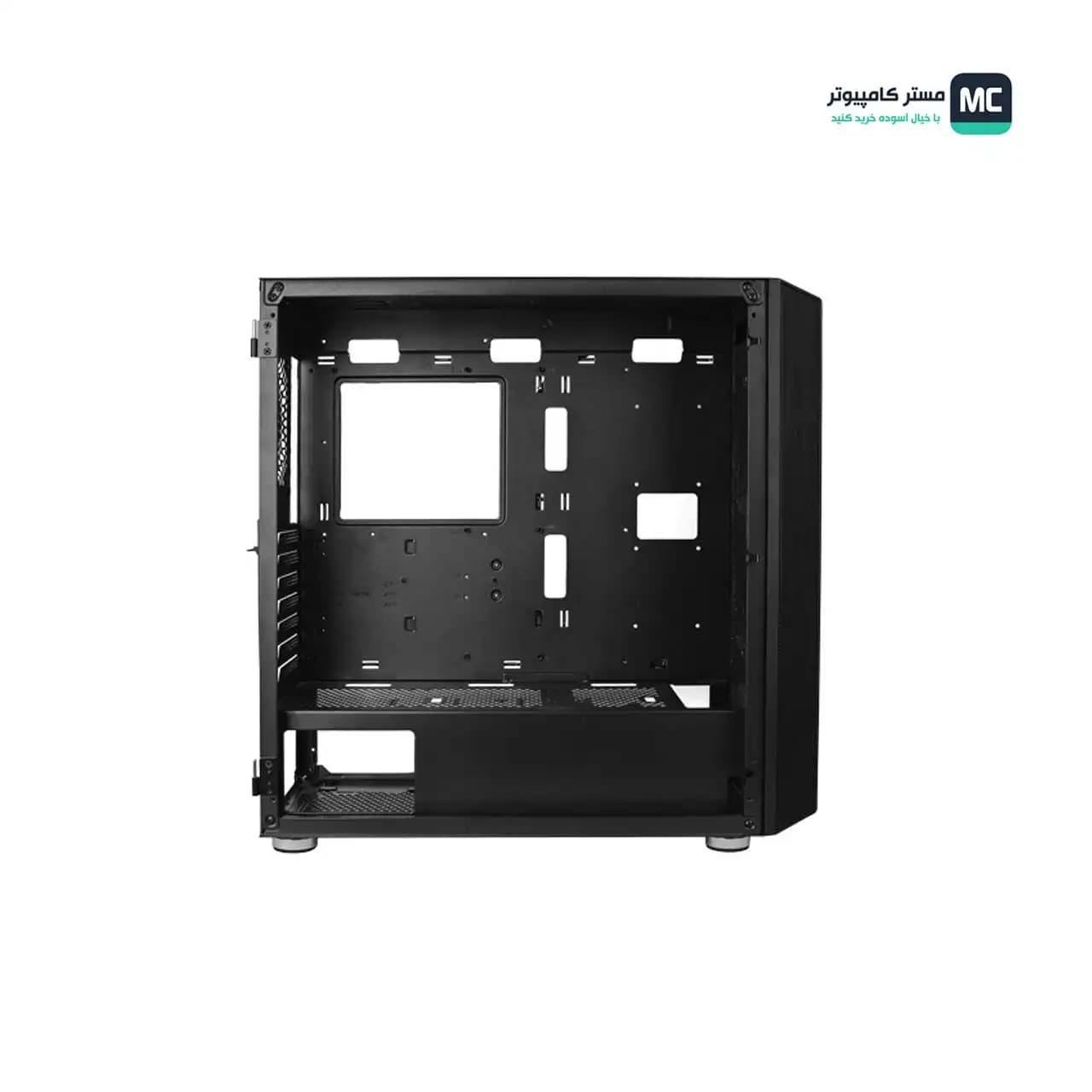 کیس مستر‌تک Hunter X Gaming Black — تصویر ۴