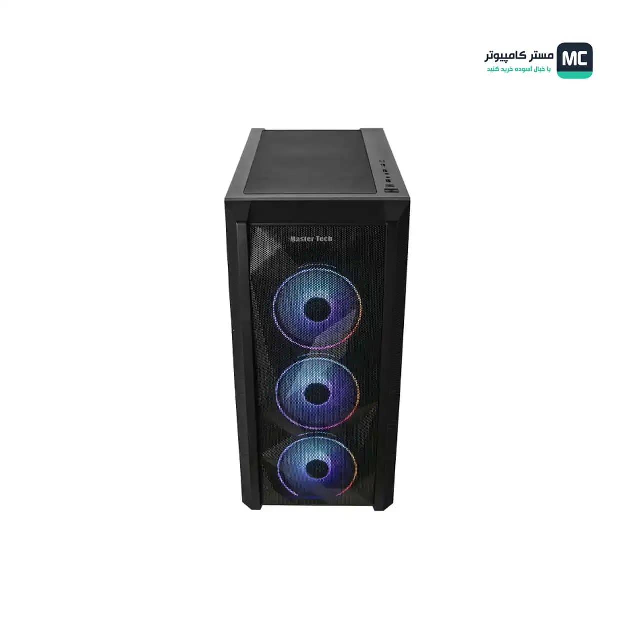 کیس مستر‌تک Hunter X Gaming Black — تصویر ۳