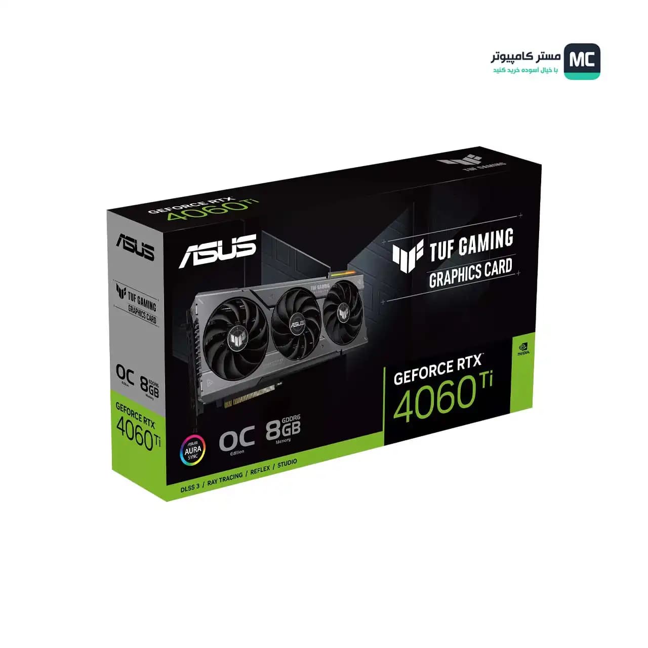 کارت گرافیک ایسوس TUF Gaming RTX 4060 Ti 8GB OC Edition (درحدنو) — تصویر ۴