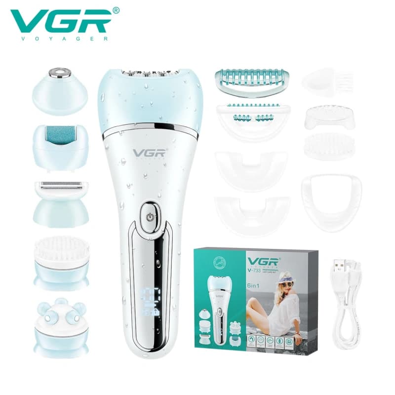 اپیلاتور شش کاره وی جی آر مدل V-733 — تصویر ۶