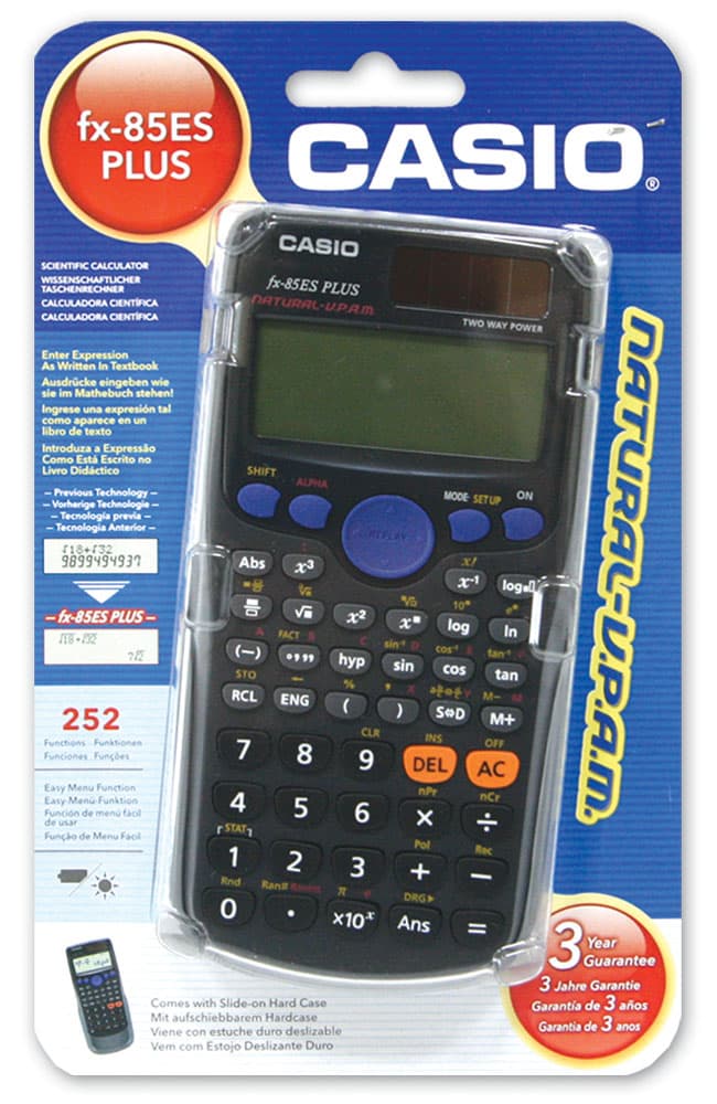 ماشین حساب FX-85-ES-PLUS کاسیو — تصویر ۵