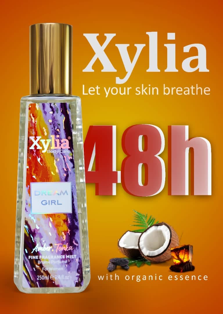 میست بدن و مو زنانه Xylia مدل Dream Girl با رایحه کهربا و تونکا 250 میل — تصویر ۴