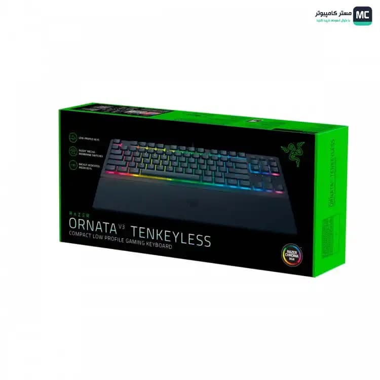 کیبورد گیمینگ ریزر مدل ORNATA V3 Tenkeyless — تصویر ۶