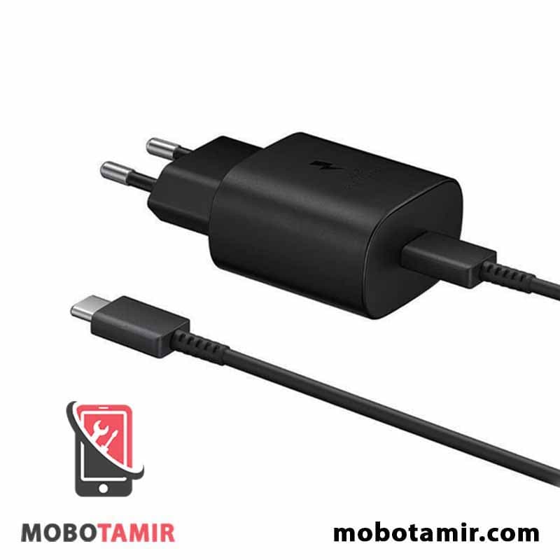 شارژر 25 واتی اصلی سامسونگ Samsung 25W همراه با کابل