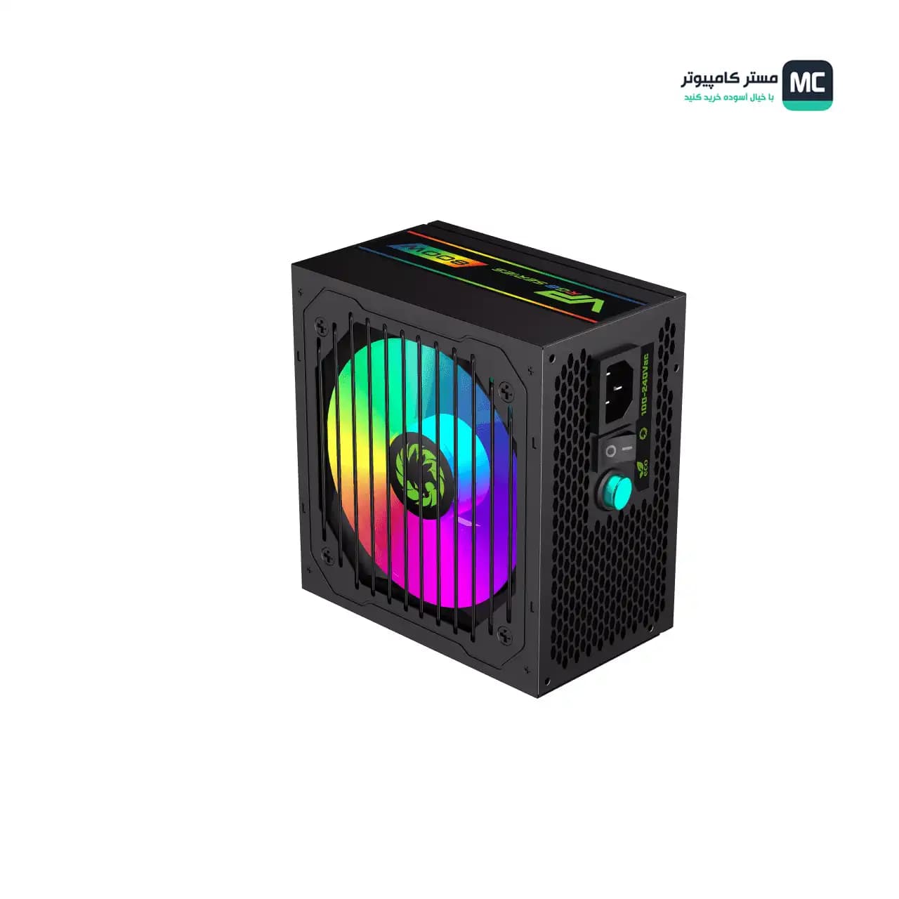 پاور 800 وات گیم‌مکس VP-800-RGB BRONZE SEMI Modular — تصویر ۴