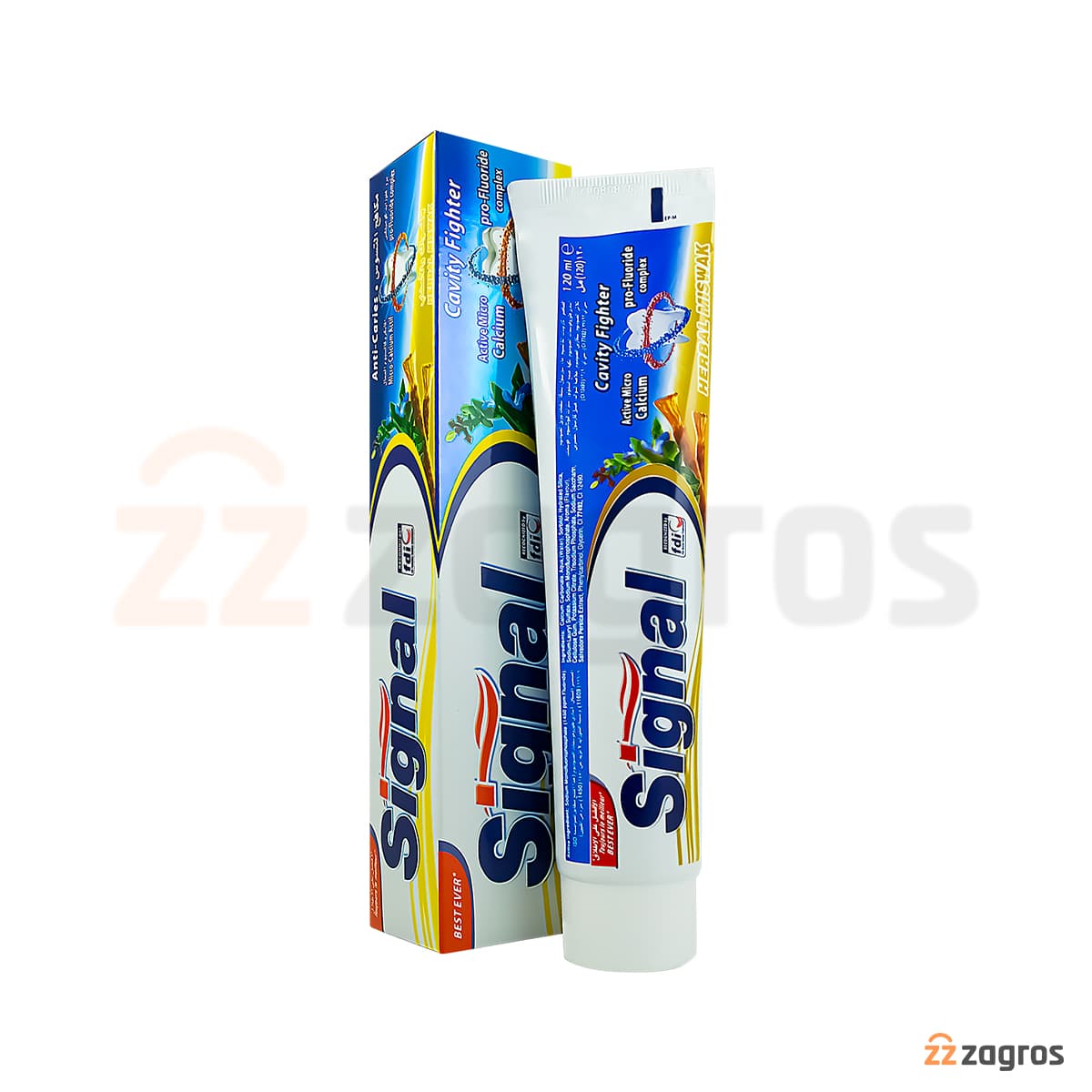 خمیر دندان سیگنال مدل Cavity Fighter حاوی عصاره چوب مسواک 120 میل