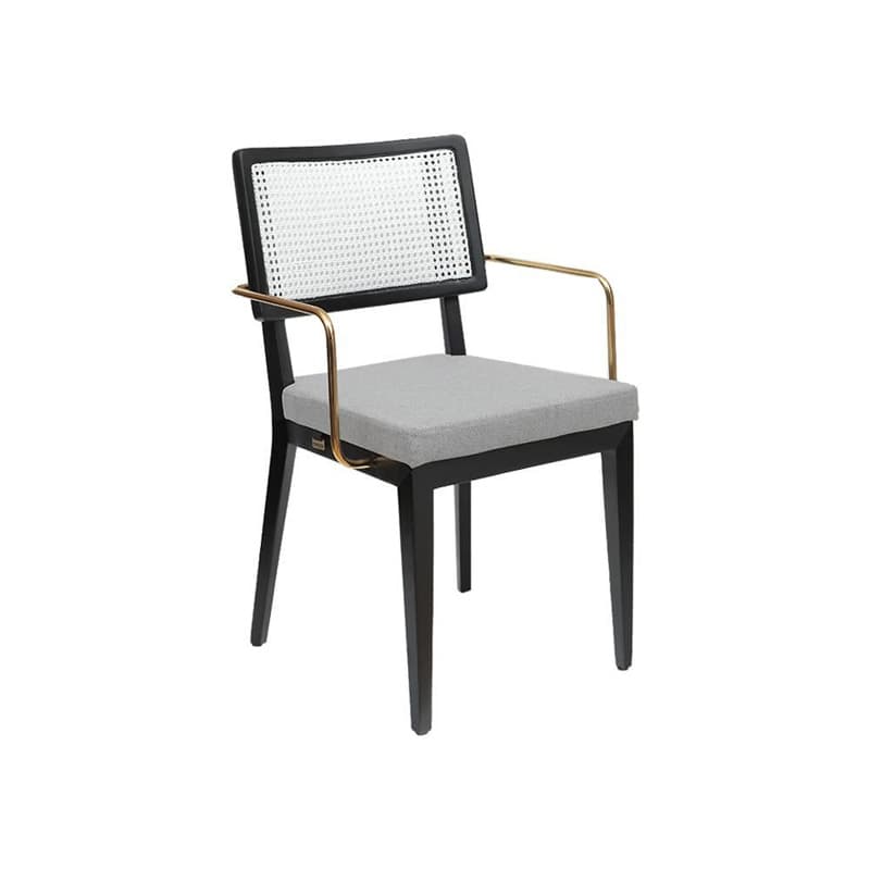 صندلی دسته دار نظری مدل اریک 2 پشت حصیری کد P815