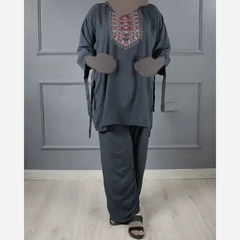 بلوز شلوار زنانه طرح آیدا فری سایز — تصویر ۱۲