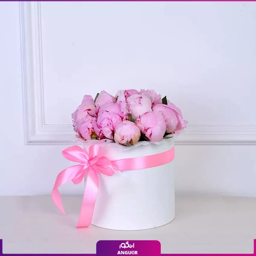 باکس گل پیونی رسام