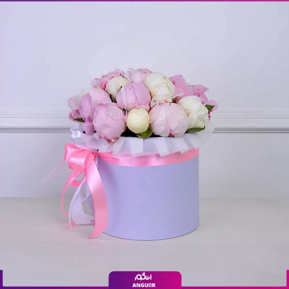 باکس گل پیونی نیک آفرین