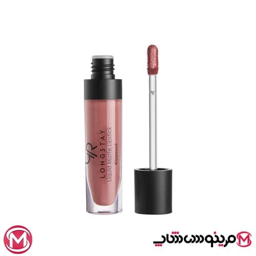 رژ لب مایع مات گلدن رز GOLDEN ROSE مدل LONG STAY شماره 45 حجم 5.5 میل — تصویر ۸