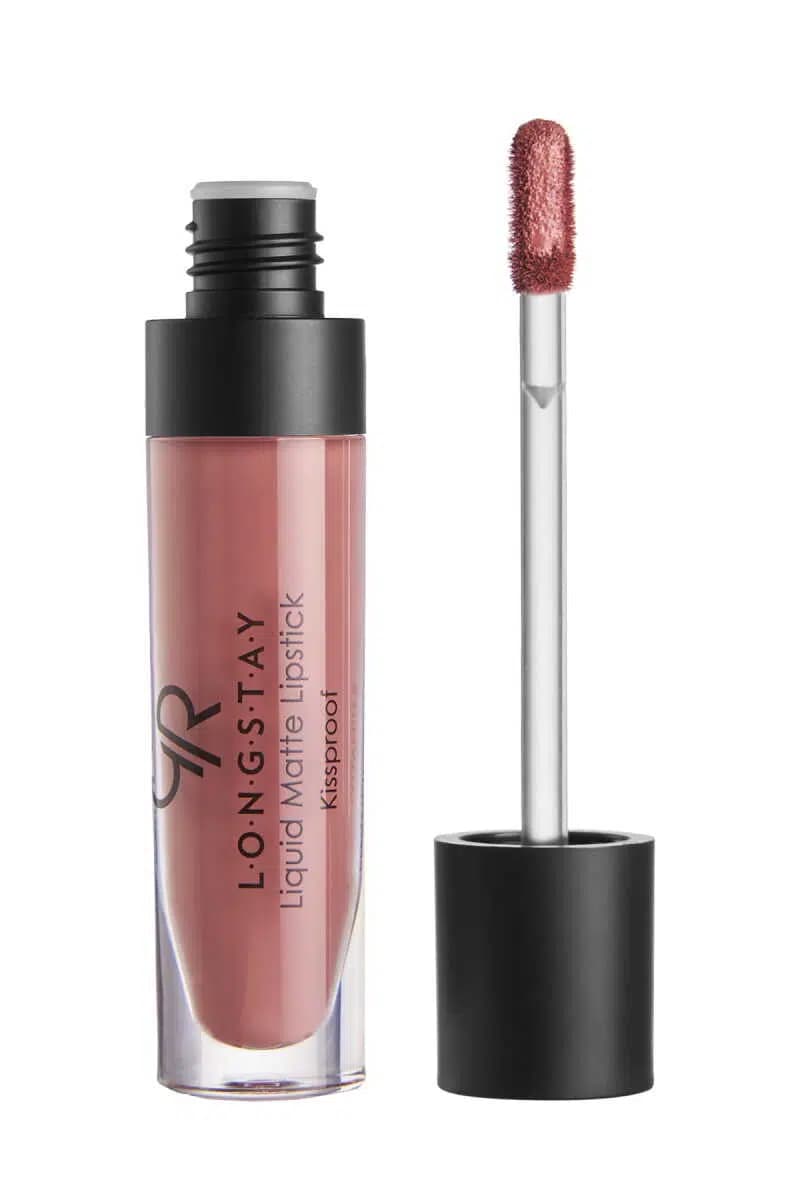 رژ لب مایع مات گلدن رز GOLDEN ROSE مدل LONG STAY شماره 45 حجم 5.5 میل — تصویر ۵