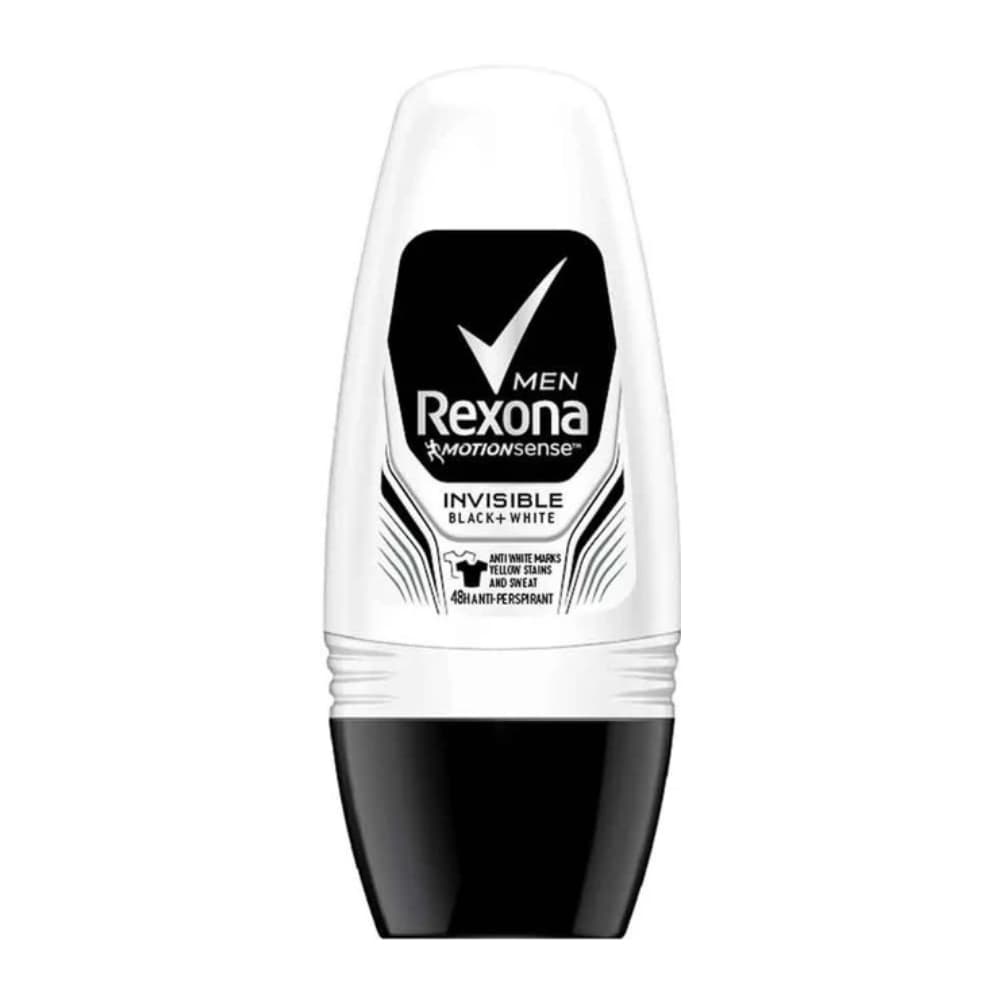 رول ضد تعریق مردانه رکسونا مدل Invisible Dry Black+White حجم 50 میل — تصویر ۲