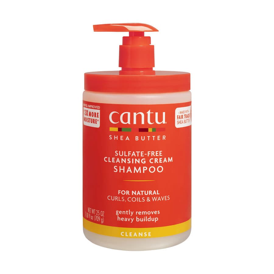 شامپو بدون سولفات موهای فر کنتو Cantu حجم 709 گرم — تصویر ۲