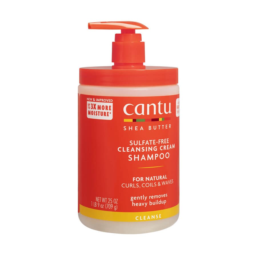 شامپو بدون سولفات موهای فر کنتو Cantu حجم 709 گرم — تصویر ۴