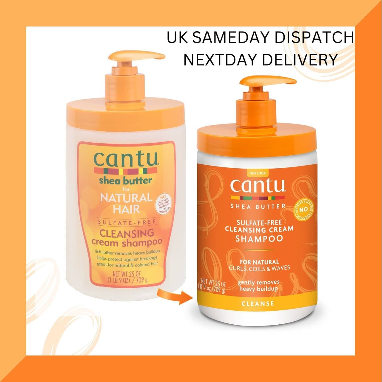 شامپو بدون سولفات موهای فر کنتو Cantu حجم 709 گرم — تصویر ۱۲